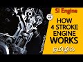 How 4 Stroke Engine works in Tamil | Four stroke | Basic Parts explained | Tamilanmoto