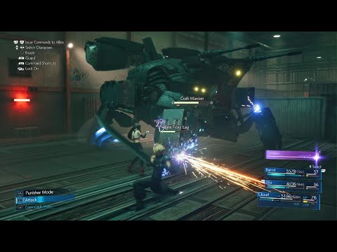 Final Fantasy 7 Remake - Crab Warden (Hard Mode, No Deaths)