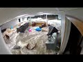 Video shows wall caving in with gushing water due to Hurricane Ida in New Jersey basement | ABC7