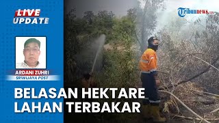 Helikopter Waterbombing Dikerahkan, Atasi Kebakaran Hutan dan Lahan di Sungai Rotan Muara Enim