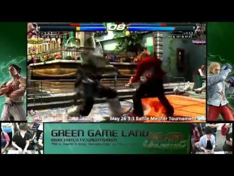Tekken Tag 2 Battle Meister (Knee/Chanel) vs (JDCR/Saint/Misty)