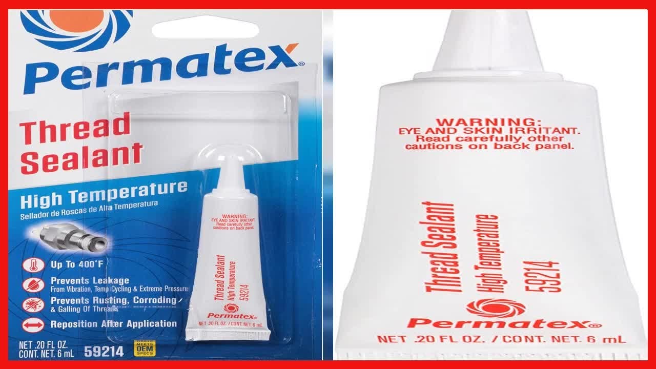 How long does Permatex High Temp Thread Sealant take to dry? Tipseri
