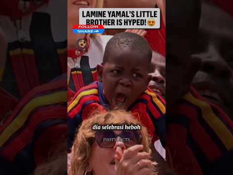 Adik Lamine Yamal Jadi Maskot Timnas Spanyol ⚽🔥🇪🇸  #football #sepakbola #shorts