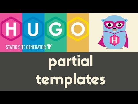 Partial Templates | Hugo Static Site Generator | Tutorial 21