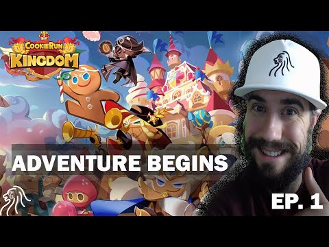 Cookie Run Kingdom First Time! | Let's Go! | Intro | Stage 1 Complete | Cookie Grinder Episode 1