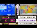 How To Select And Set Up The Ocean Regions Nav Metareas Coastal Warning Area On Inmarsat C