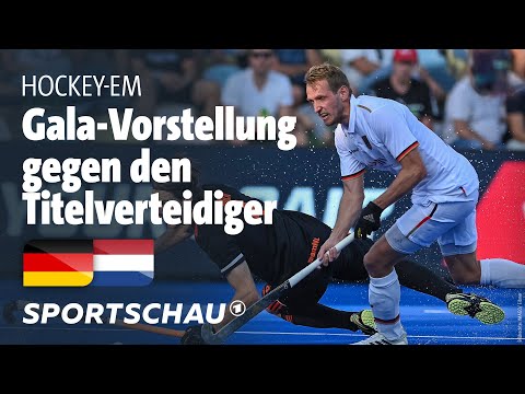 Deutschland - Niederlande Highlights Hockey-EM 2023 l Sportschau