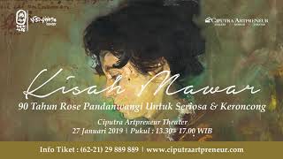 Download lagu Kisah Mawar – 90 Tahun Rose Pandanwangi untuk Seriosa dan Keroncong mp3