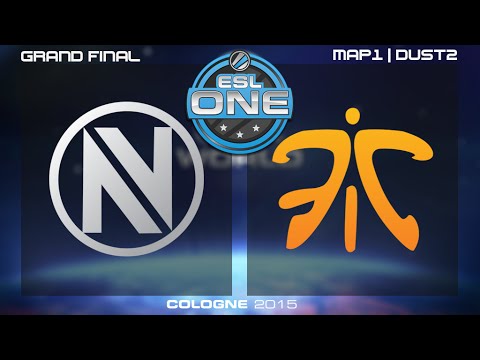 ESL One Cologne 2015 Grand Final EnVyUs vs. fnatic Map1 Dust2