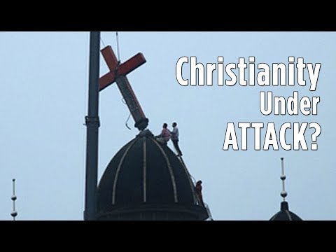 China is TEARING DOWN Christian CROSSES - China Uncensored Video