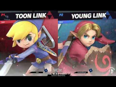 WCW 45 - 3xa (Toon Link) Vs Cookieslayer (Young Link) Losers Quarters
