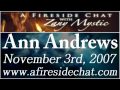 Ann Andrews on A Fireside Chat - Indigo Children ...