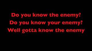Green day - know your enemy lyrics
