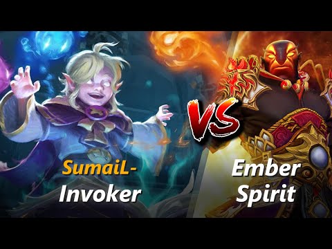 SumaiL- mid Invoker vs Ember Spirit | First 10 minutes