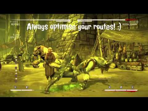 MKX Reptile Nimble combos and setups