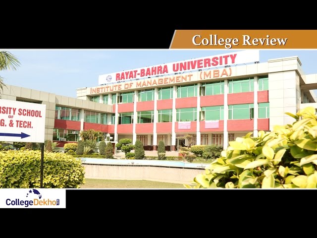 Rayat Bahra University vidéo #1