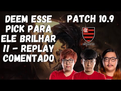 WOOFE VAI BRILHAR COM ESSE PICK NOS PLAYOFFS DO FLAMENGO ?? - REPLAYS LOL COMENTADO