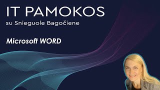 MS Word IV dalis. Lentelės kūrimas. Teksto rašymas ir paveiksliukų įkėlimas. Pamokų tvarkaraštis.