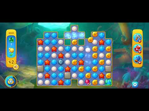 Fishdom game video level 8551 #youtube #fishdom #gamevideo