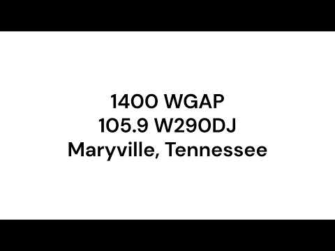 Aircheck: WGAP/Maryville, Tennessee Stunting - October 1, 2025