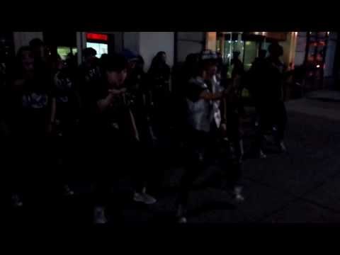 131116 Infinite New York Flash Mob - 3rd performance, part 1/5 (partial)