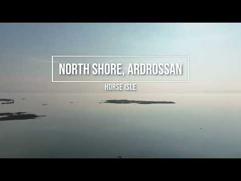 Beautiful sunny drone footage in Ardrossan, Ayrshire, Horse Isle flyover by Drone Roamer