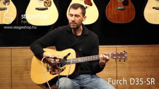 Video thumbnail for Furch D35-SR demo by Miklós Szula in Stageshop by Stageshop