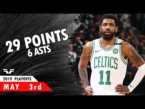 Kyrie Irving - ECSF Game 3 - 2019 NBA Playoffs - Bucks vs Celtics - 29 Pts, 6 Asts
