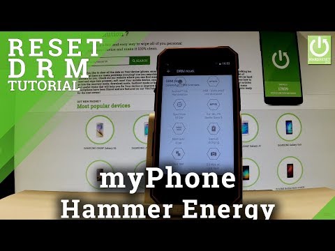 Reset DRM Data in myPhone Hammer Energy - Restore DRM License