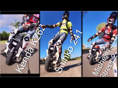 Tire Comparison of Kenda K262, Shinko 241 and Michelin Pilot Street 2 for EUC and Leaperkim Lynx