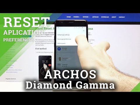How to Reset App Preferences in ARCHOS Diamond Gamma – Apps Customization