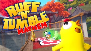 THE LATEST CHALLENGER TO THE GANG BEASTS THRONE - Ruff 'n' Tumble: Mayhem (4 player demo gameplay)