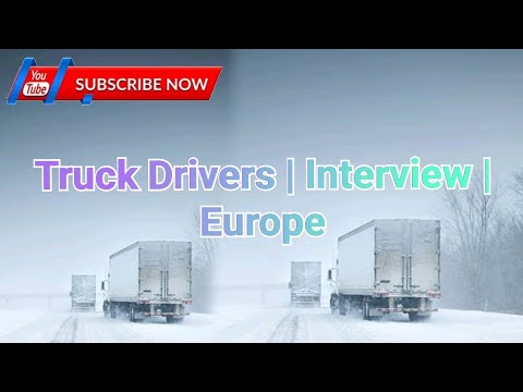 truck driver jobs interview