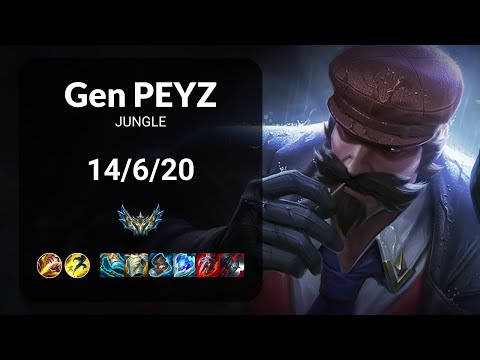 Gen Peyz Graves vs Viego JUNGLE - KR CHALLENGER Patch 13.19