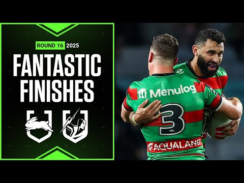 NRL Best finishes of 2025: Rabbitohs v Storm - Round 16 | Match Highlights | Season Highlights