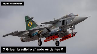 The Brazilian Gripen sharpening its teeth.