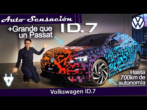 presentación volkswagen Id 7 2023 . El super-Passat eléctrico  que viene.