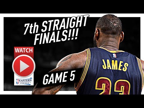 LeBron James Full Game 5 Highlights vs Celtics 2017 Playoffs ECF - 35 Pts, 8 Ast, 8 Reb in 3 Qtrs!