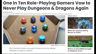 OGL 1.2  - FandomSpot Survey of 4k Respondents States 47% Will NOT Spend $ on D&D Product Again