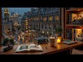 RAINY STREET JAZZ AMBIENCE 🌆 SMOOTH PIANO JAZZ MUSIC FOR STU ..