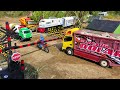 MOBIL TRUK OLENG KERETA API KAYU NABRAK MOBIL MOLEN COR CANTER FUSO MINIATUR TRUK RC