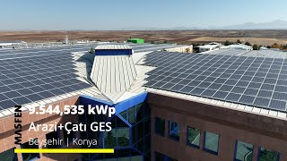 Masfen Enerji – 9.5 MW Arazi ve Çatı GES