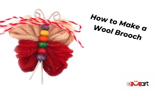 How to Make a Wool Brooch - Step-by-Step Tutorial 