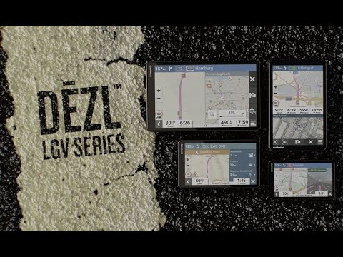 Garmin dēzlCam LGV710 7" Sunkvežimio palydovinė navigacija su įmontuotu vaizdo registratoriumi video
