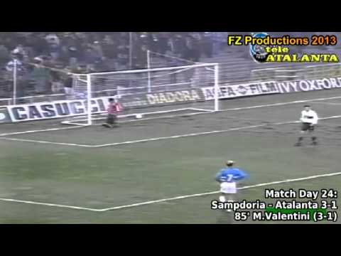 Serie A 1993-1994, day 24 Sampdoria - Atalanta 3-1...