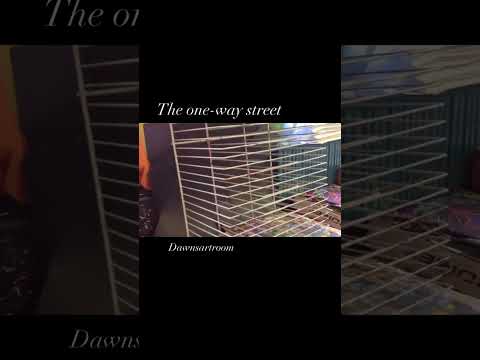 Drying rack tip - one-way street #dryingrack #painting #elementaryartteacher #artroom #dawnsartroom