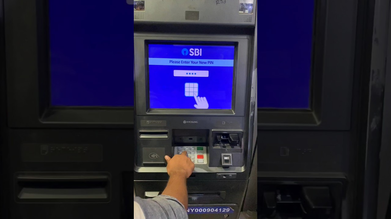 Set New PIN For New SBI ATM Card In 2025. #viralvideo #shorts #short #video #sbi #atm #setup
