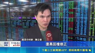 美科技股修正引爆AI泡沫疑雲？台股暴跌逾800點，友達驚爆鉅額違約交割｜三立財經iNEWS