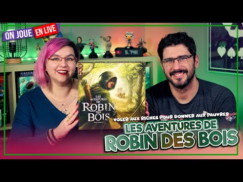 [La Partie] LES AVENTURES DE ROBIN DES BOIS | 2 joueurs | IELLO | VOD Live