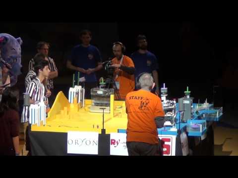 Space Crackers - GobGob Tournefeuille, Quarts de finale, Coupe de France de robotique 2016
